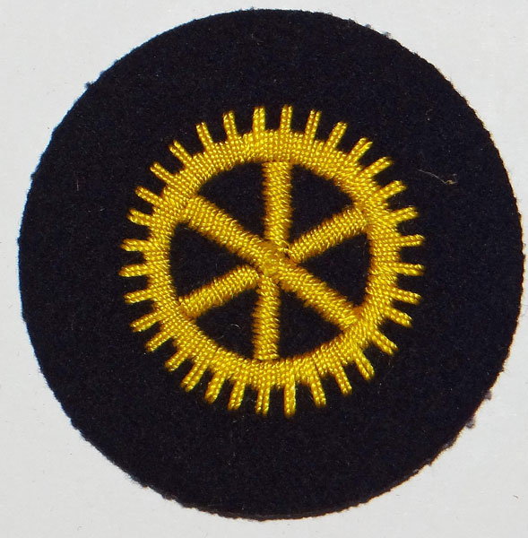 Hand Embroidered 39 Dated Kriegsmarine Engine Personnel Career Sleeve Insignia Hand Embroidered 39 Dated Kriegsmarine Engine Personnel Career Sleeve Insignia