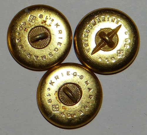 Kriegsmarine Buttons