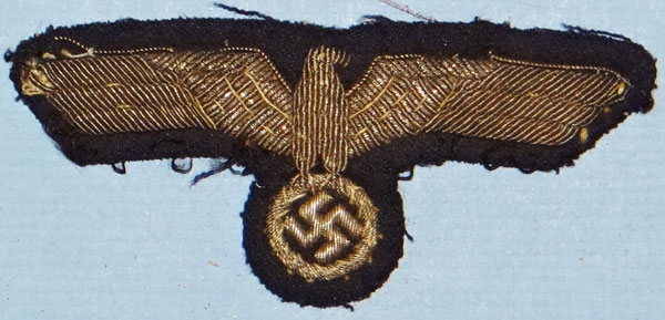 Kriegsmarine Administrative Officials Bullion Wire Breast Eagle