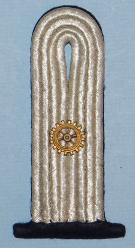 Kriegsmarine Leutnant of Engineering Shoulder Board