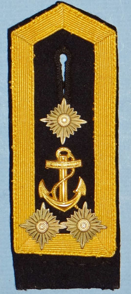 Kriegsmarine Boatswain Career Stabsoberfeldwebel Shoulder Board