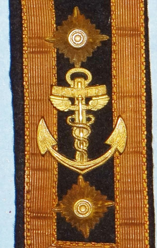 Kriegsmarine Administrative Career Oberfeldwebel Shoulder Board