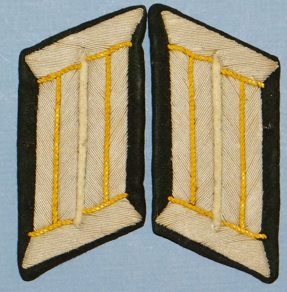 Kriegsmarine Coastal Artillery Officers Collar Tabs