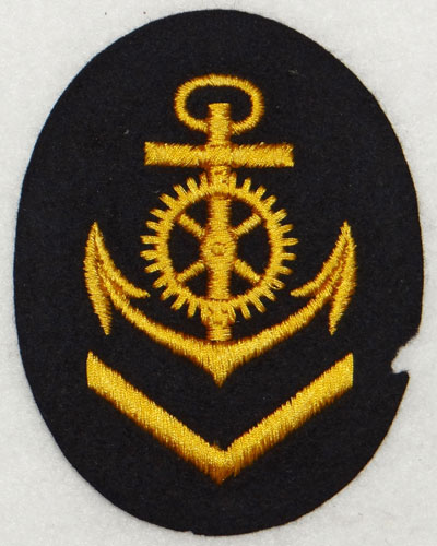 Kriegsmarine NCO Engine Personnel Career Sleeve Insignia