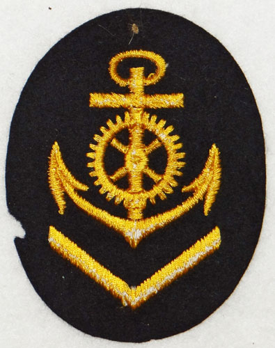 Kriegsmarine NCO Engine Personnel Career Sleeve Insignia