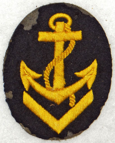 Kriegsmarine NCO Boatswain’s Career Sleeve Insignia