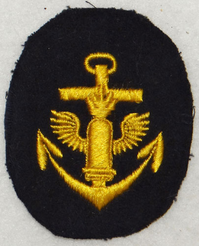 Kriegsmarine NCO Coastal Artillery Career Sleeve Insignia