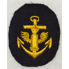 Kriegsmarine NCO Coastal Artillery Career Sleeve Insignia
