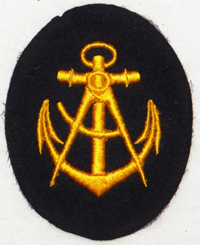 Kriegsmarine NCO Carpenter Career Sleeve Insignia