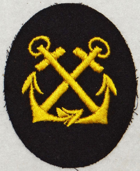 Kriegsmarine NCO Helmsman/Coxswain Career Sleeve Insignia