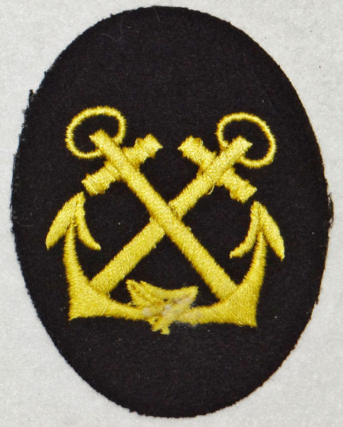 Kriegsmarine NCO Helmsman/Coxswain Career Sleeve Insignia