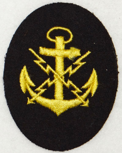 Kreigsmarine NCO Teletypist Career Sleeve Insignia