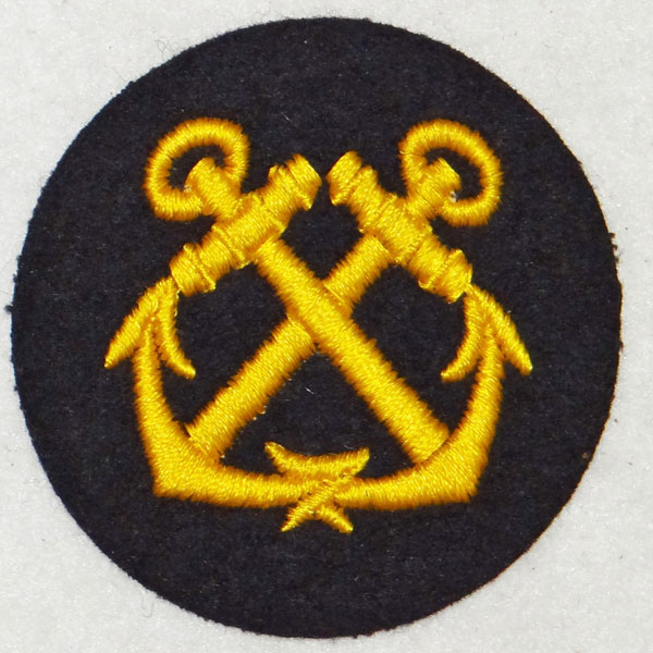 Kriegsmarine Enlisted Helmaman/Coxswain Career Sleeve Insignia Kriegsmarine Enlisted Helmaman/Coxswain Career Sleeve Insignia