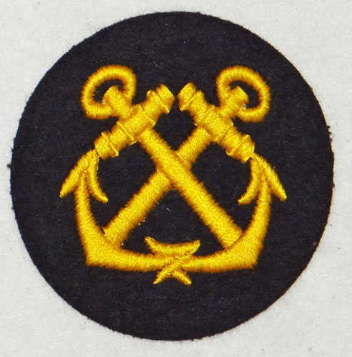 Kriegsmarine Enlisted Helmaman/Coxswain Career Sleeve Insignia