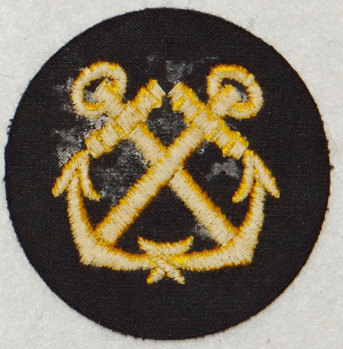 Kriegsmarine Enlisted Helmaman/Coxswain Career Sleeve Insignia