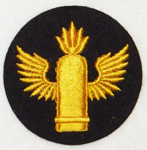 Kriegsmarine Enlisted Naval Artillery Career Sleeve Insignia