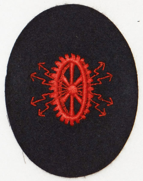 Kriegsmarine Technical Search Light Course Coastal Specialist Sleeve Insignia Kriegsmarine Technical Search Light Course Coastal Specialist Sleeve Insignia
