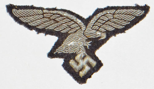 Luftwaffe Officers Bullion Wire Visor Hat Insignia SET