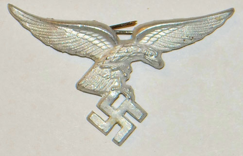 Luftwaffe NCO/EM Visor Hat Insignia SET with 1st Model Eagle