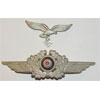 Luftwaffe NCO/EM Visor Hat Insignia SET with 2nd Pattern Eagle