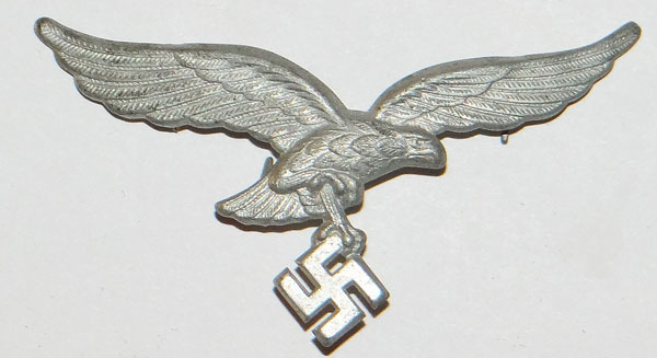 Late War Luftwaffe NCO/EM Visor Hat Eagle Late War Luftwaffe NCO/EM Visor Hat Eagle
