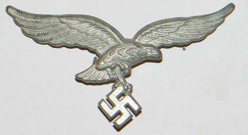 Late War Luftwaffe NCO/EM Visor Hat Eagle