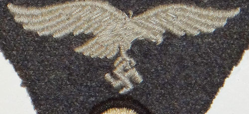 Luftwaffe M43 Cloth Trapezoid Field Cap Insignia