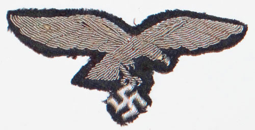 Luftwaffe Officers Bullion Wire Breast Eagle