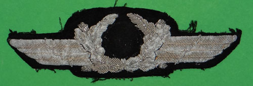 Luftwaffe Officers Bullion Wire Visor Hat Wreath
