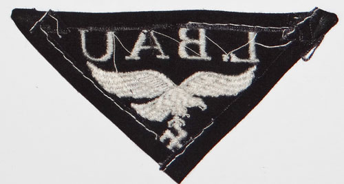 Luftwaffe "BAU-L" Civilian Construction Personnel Cloth Insignia