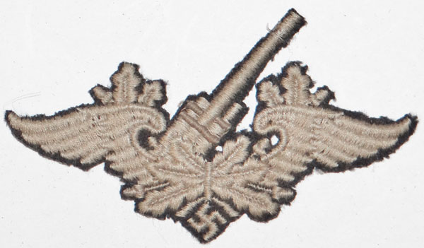 Luftwaffe FLAK Crew Personnel Specialty Badge