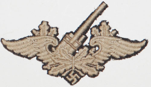 Luftwaffe FLAK Crew Personnel Specialty Badge