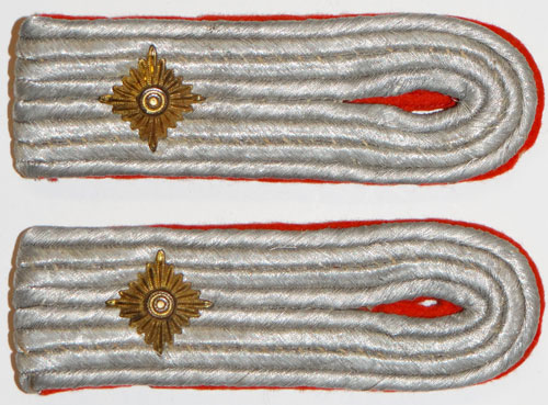 Luftwaffe Oberleutnant of FLAK Troops Shoulder Boards