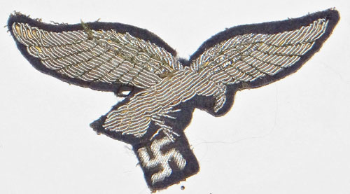 "Officers" Luftwaffe Bullion Wire Breast Eagle