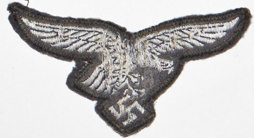 Silver Flat Wire 1st Pattern Luftwaffe Breast Eagle