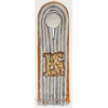 Luftwaffe Leutnant of Flight Shoulder Board with "KS" Insignia for "Air War School"