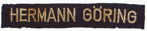 Luftwaffe "HERMANN GORING" Cuff Tittle