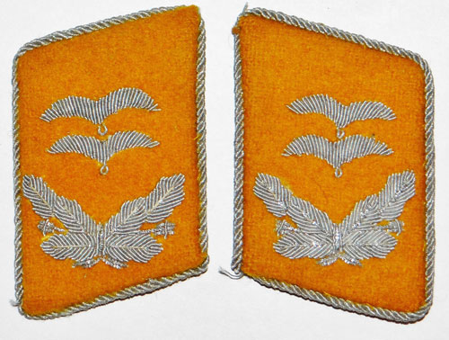Luftwaffe Oberleutnant of Flight & Para Troops Collar Tabs