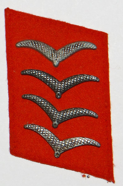 Luftwaffe Oberfeldwebel & Stabsfeldwebel Flak Troops Collar Tab Luftwaffe Oberfeldwebel & Stabsfeldwebel Flak Troops Collar Tab