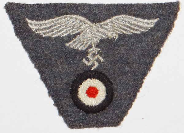 Luftwaffe M43 Cloth Cap Trapezoid Insignia Luftwaffe M43 Cloth Cap Trapezoid Insignia