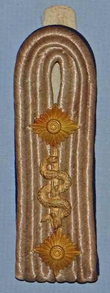 Luftwaffe Hauptmann of Medical Troops Shoulder Board