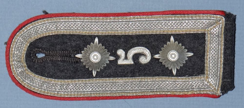 Luftwaffe 5th Flak Regt. Oberfeldwebel Shoulder Board