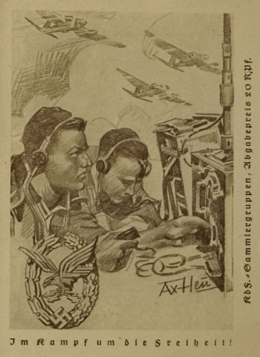 Luftwaffe Signal Troops Postcard