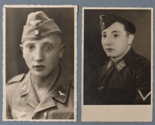 Two Luftwaffe Photos of Flak Troops Member