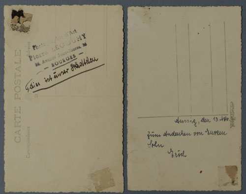 Two Luftwaffe Photos of Flak Troops Member