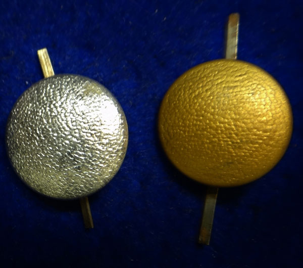 SA Silver & Gold Field Cap Buttons