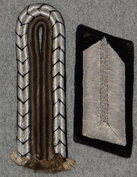 RAD Unterfeldmeister Collar Tab & Shoulder Board Set