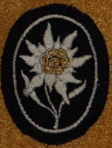 WSS Mountain Troops Sleeve Edelweiss