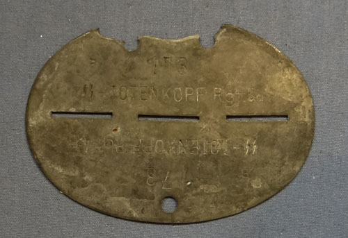 WSS "Totenkopf Rgt 4" I.D. Disk