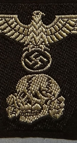 Bevo WSS Panzer Cloth Field Cap Insignia